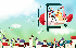 Children art illustration of cartoonland a