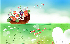 Children art illustration of cartoonland a
