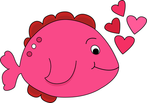 cute valentines day fish