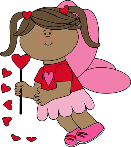 flying valentines day fairy