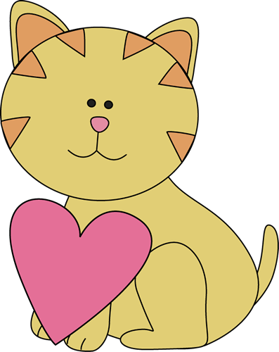 kitty cat valentine clip art