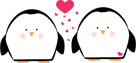 love penguins clip art