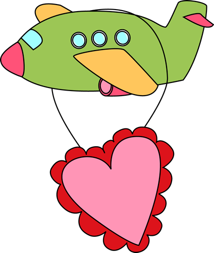 valentines day airplane
