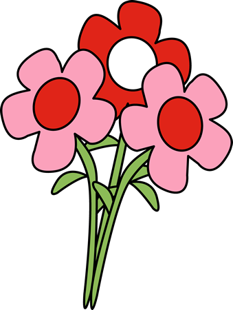 valentines day flowers clip art
