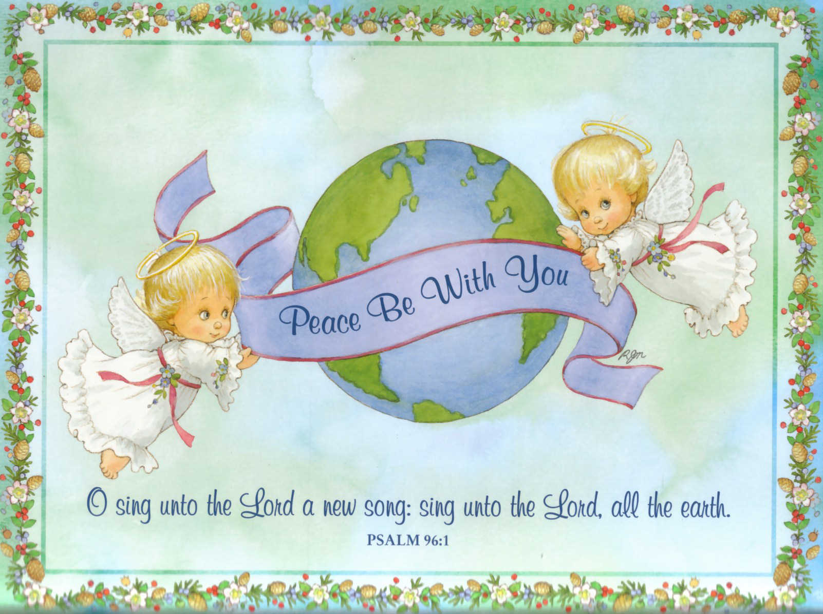 Angelitos Ruth Morehead Calendario 2008 Vintage