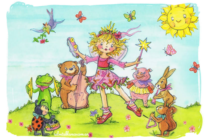 Prinzessin Lillifee | Lily Princesa y Hada | Láminas tamaño XL|