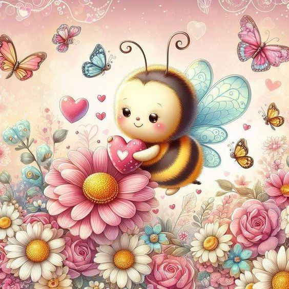 Mariposas y libélulas