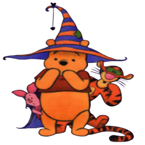 Halloween pooh witch hat molly