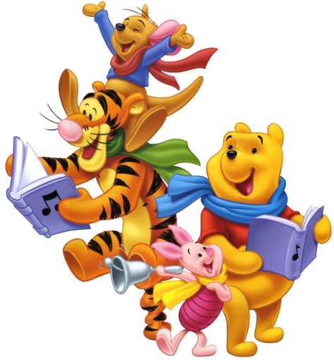 Pooh Calendar December SM molly