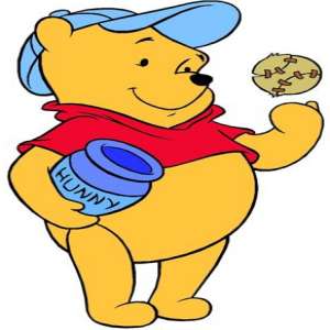 pooh jogando beiseboll